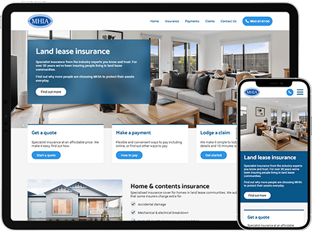 MHIA Insurance website